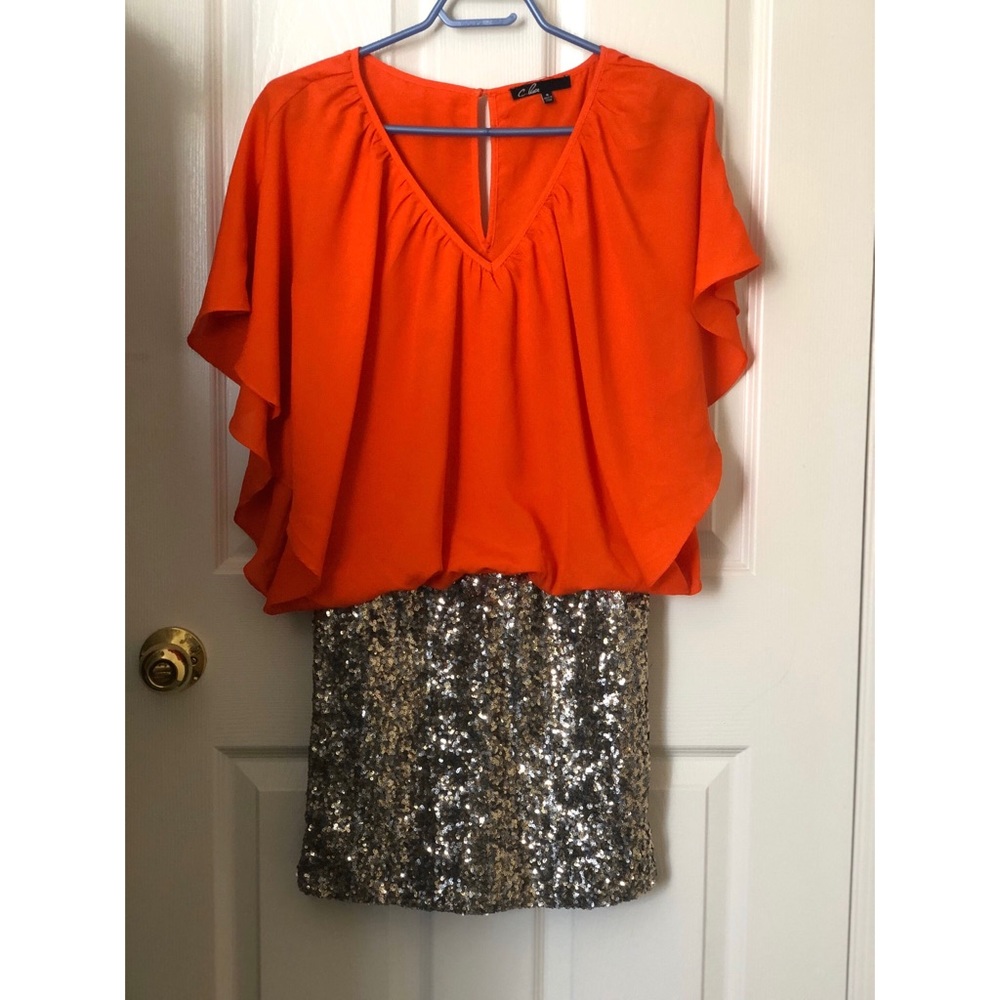 Sequin Cocktail Party Dress